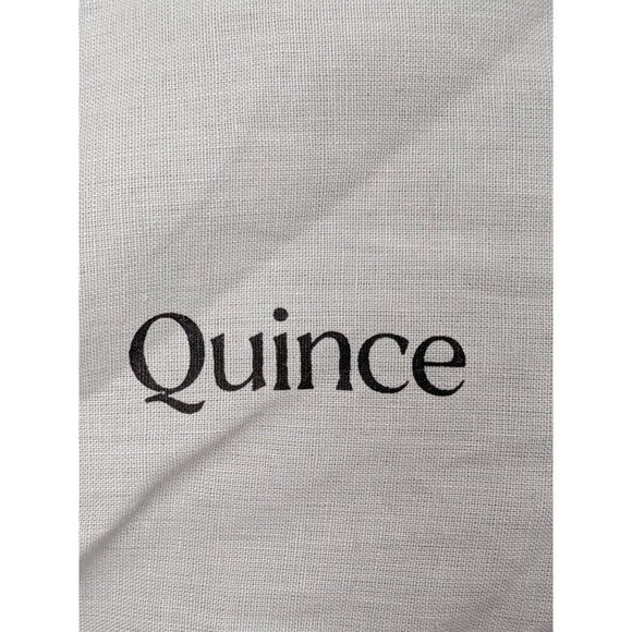 Quince 100% European Linen Duvet Cover 2PC Set Color Mist Size Twin -NEW- - Picture 2 of 7